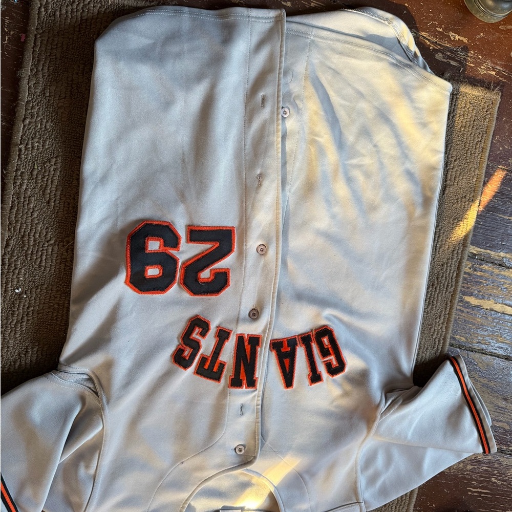 Giants Gray Baseball Jersey